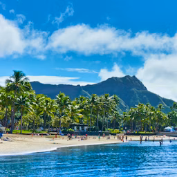 Image of a mountain in honolulu