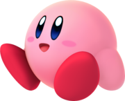 Image of kirby sitting down